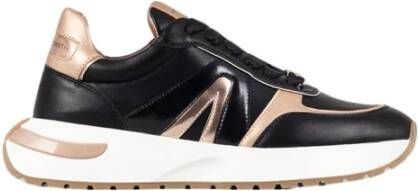 Alexander Smith Zwarte Koper Runner Sneakers Black Dames