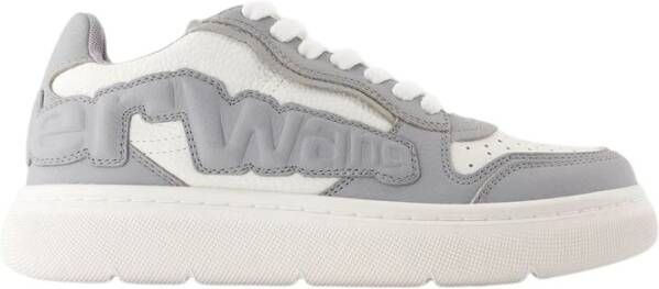 Alexander wang Grijze Leren Puff Sneakers Gray Dames