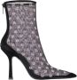 Alexander wang Delphine Mesh Laarzen Zwart Black Dames - Thumbnail 1