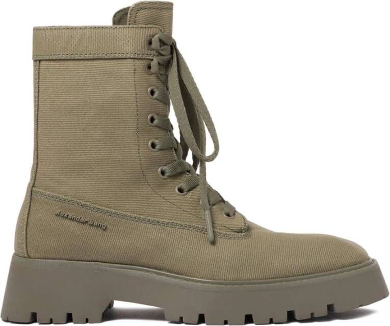 alexander wang Khaki Veterschoenen Green Dames