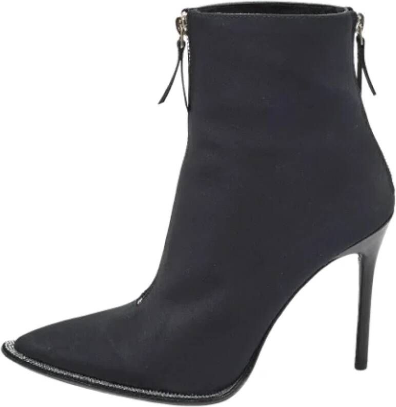 Alexander Wang Pre-owned Canvas boots Black Dames