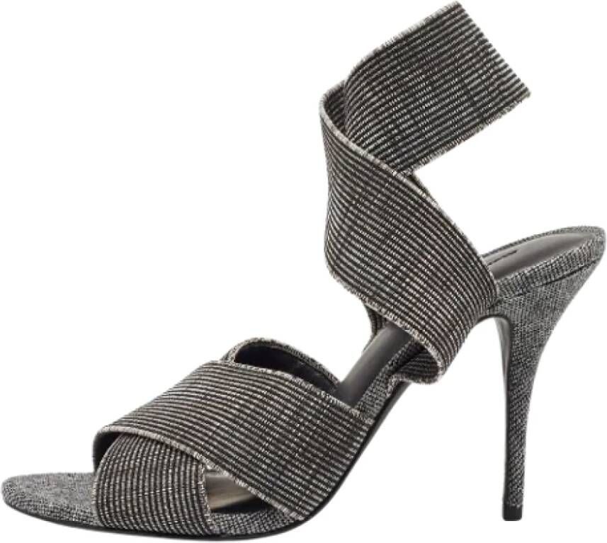 Alexander Wang Pre-owned Canvas sandals Gray Dames