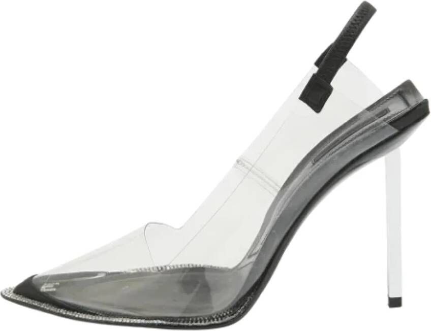 Alexander Wang Pre-owned Fabric heels White Dames