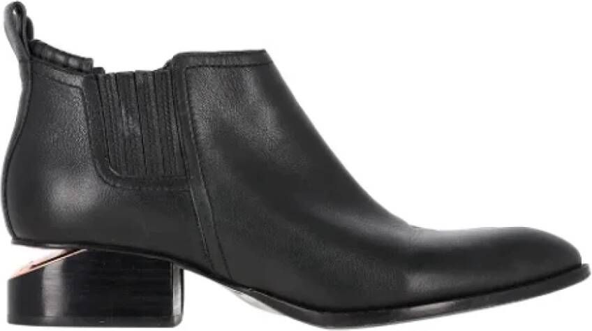 Alexander Wang Pre-owned Leather boots Black Dames