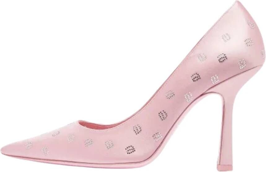 Alexander Wang Pre-owned Satin heels Pink Dames