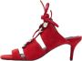 Alexander Wang Pre-owned Suede sandals Red Dames - Thumbnail 1