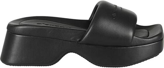 alexander wang Stijlvolle Slide Sandalen Black Dames