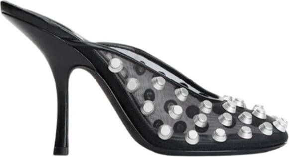 Alexander wang Studded Mesh High Heel Sandals Black Dames