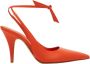 Alexandre Birman Oranje Slim Clarita Hoge Hak Sandalen Orange Dames - Thumbnail 1