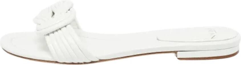 Alexandre Birman Pre-owned Leather flats White Dames