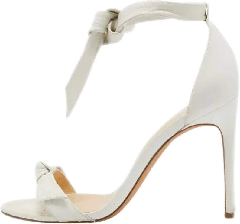 Alexandre Birman Pre-owned Leather sandals White Dames