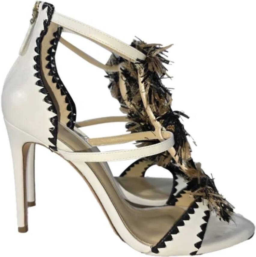 Alexandre Birman Pre-owned Leather sandals White Dames