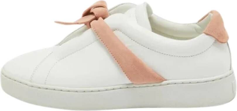 Alexandre Birman Pre-owned Leather sneakers White Dames