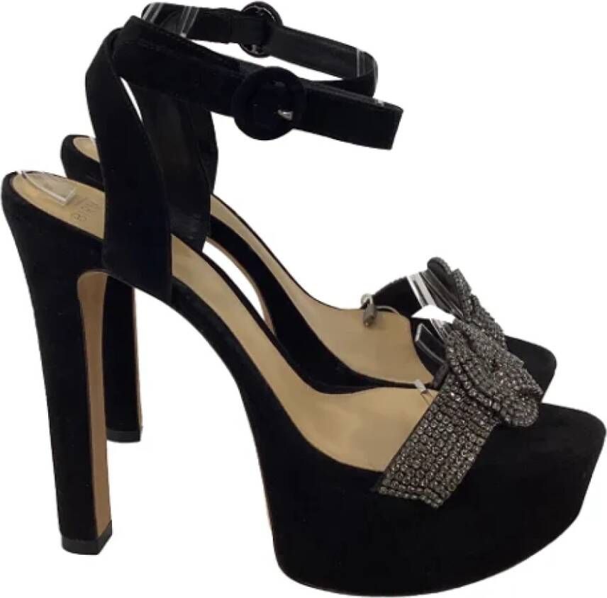 Alexandre Birman Pre-owned Suede sandals Black Dames