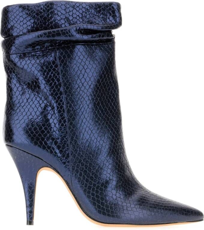 Alexandre Birman Stijlvolle Leren Laarzen Blue Dames