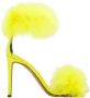 Alexandre Vauthier Gele Veren Hoge Hak Sandalen Yellow Dames - Thumbnail 1