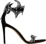 Alexandre Vauthier Kristal Stiletto Sandalen Black Dames - Thumbnail 1