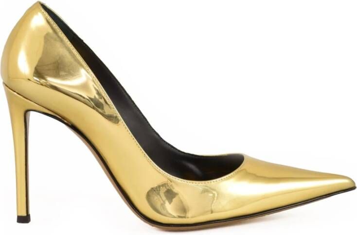 Alexandre Vauthier Leren zool schoenen Yellow Dames