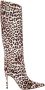 Alexandre Vauthier Luipaardprint Leren Laarzen Brown Dames - Thumbnail 1