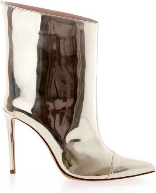 Alexandre Vauthier Multicolor lakleren enkellaarzen Brown Dames