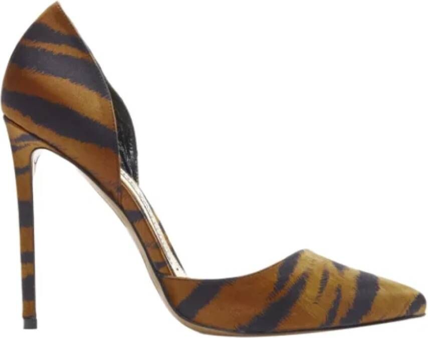 Alexandre Vauthier Pre-owned Fabric heels Brown Dames