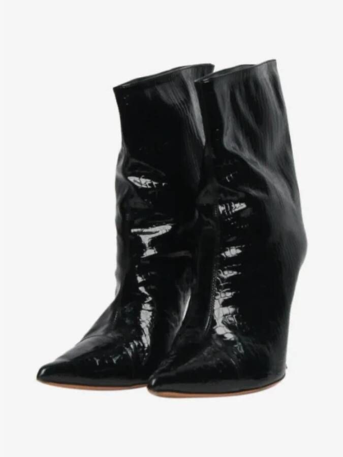 Alexandre Vauthier Pre-owned Leather boots Black Dames