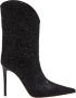 Alexandre Vauthier Zwarte tweed stiletto enkellaarsjes Black Dames - Thumbnail 1