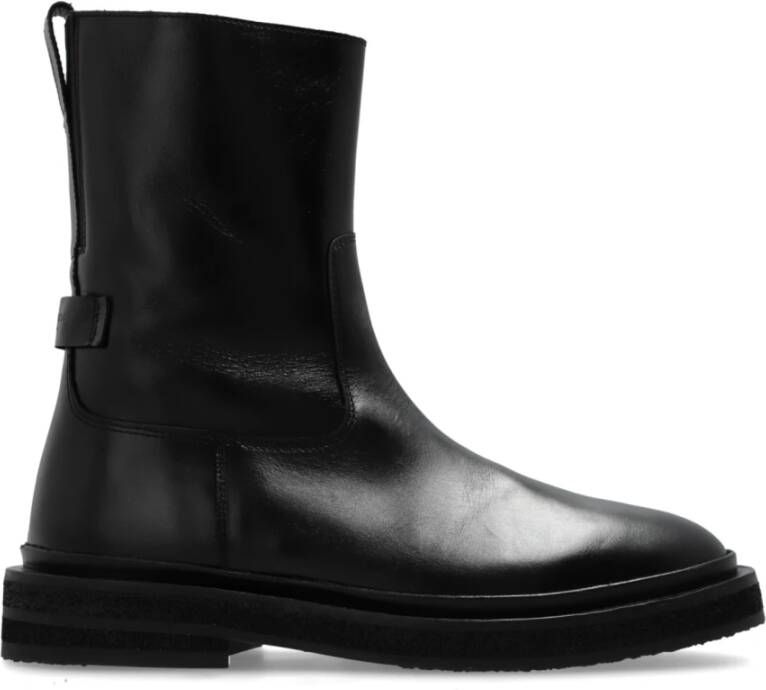 AllSaints Leren laarzen Escher Black Dames