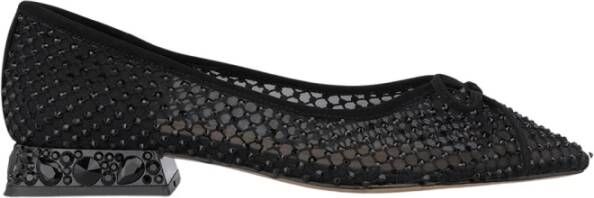 Alma en Pena Ballerina mesh rhinestones Black Dames