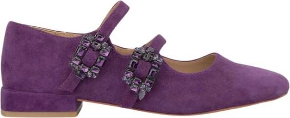 Alma en Pena Ballerina stijgbeugels strass Purple Dames