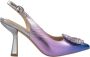 Alma en Pena Cirkelvormige Broche Hak Schoen Purple Dames - Thumbnail 1