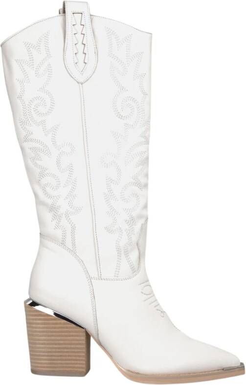 Alma en Pena Cowboylaars geborduurd White Dames