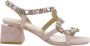 Alma en Pena Gouden Sandalen Elegant Comfortabel Voetbed Beige Dames - Thumbnail 2