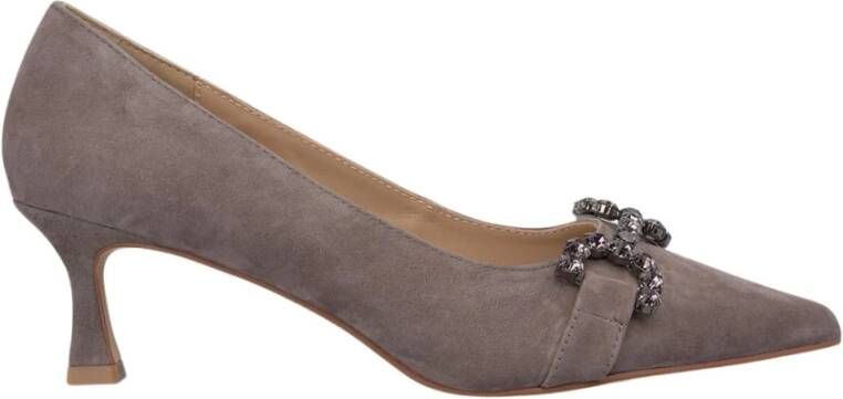 Alma en Pena Detail van hoge hak schoen Gray Dames