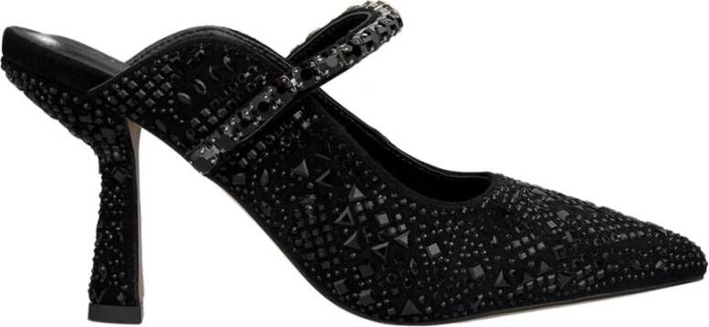 Alma en Pena Elegante Slingback Schoen met Strass Detail Black Dames