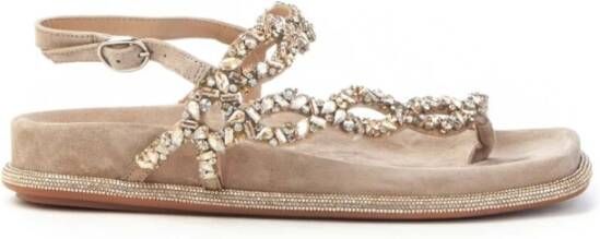 Alma en Pena Flat Sandals Beige Dames