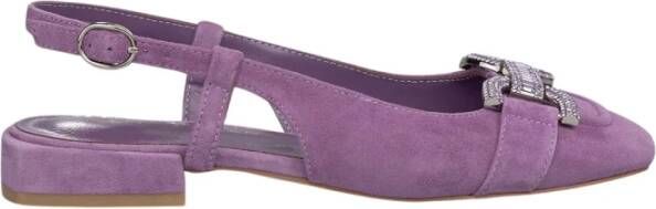 Alma en Pena Gesp platte schoen Purple Dames
