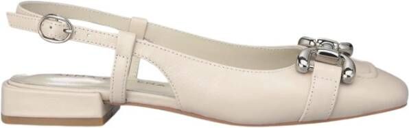 Alma en Pena Gesp platte schoen White Dames