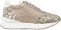 Alma en Pena Glanzende leren platform sneakers Beige Dames - Thumbnail 1