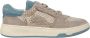 Alma en Pena Glinsterende Sneakers Beige Dames - Thumbnail 1