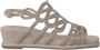 Alma en Pena Glitter Platform Sandal Gray Dames - Thumbnail 1