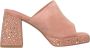 Alma en Pena Glitter Platform Sandal Pink Dames - Thumbnail 1