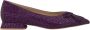 Alma en Pena Glitter Strik Ballerina Flats Purple Dames - Thumbnail 1