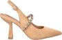 Alma en Pena Hakken schoen met strassband Beige Dames - Thumbnail 1