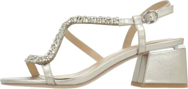 Alma en Pena High Heel Sandals Beige Dames