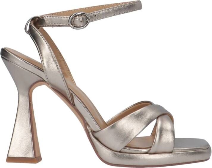 Alma en Pena High Heel Sandals Bruin Dames