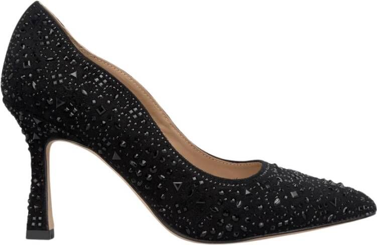 Alma en Pena Hoge hak schoen met strass Black Dames