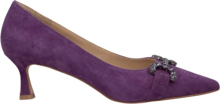 Alma en Pena Hoge hak schoendetail Purple Dames