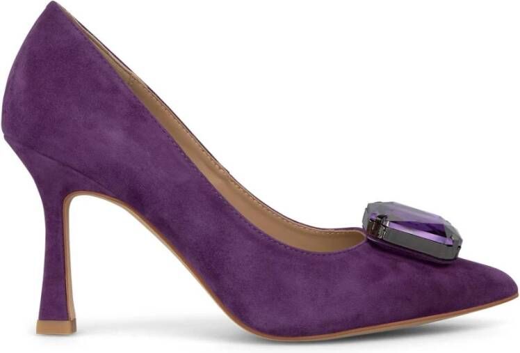 Alma en Pena Hoge hakken schoen met detail Purple Dames