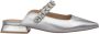 Alma en Pena Jeweled Pointed Flat Mule Gray Dames - Thumbnail 1